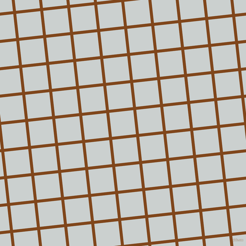 6/96 degree angle diagonal checkered chequered lines, 10 pixel line width, 81 pixel square size, Russet and Geyser plaid checkered seamless tileable