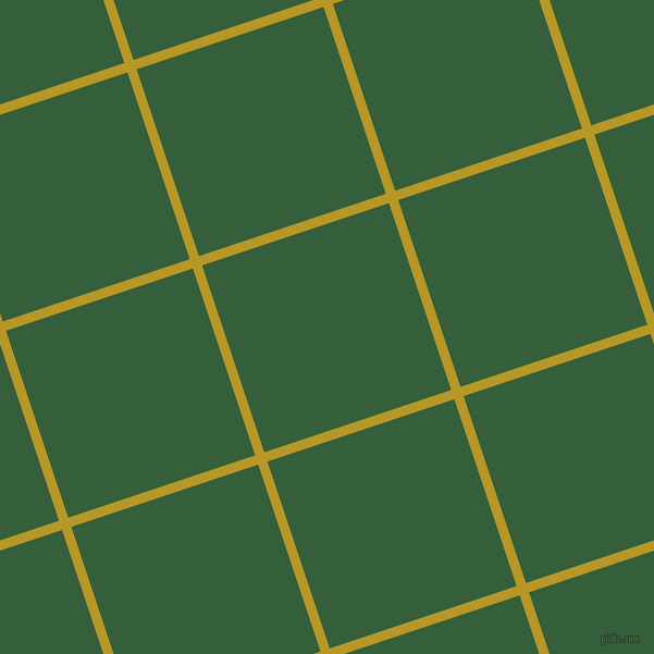 18/108 degree angle diagonal checkered chequered lines, 9 pixel lines width, 181 pixel square size, Sahara and Hunter Green plaid checkered seamless tileable
