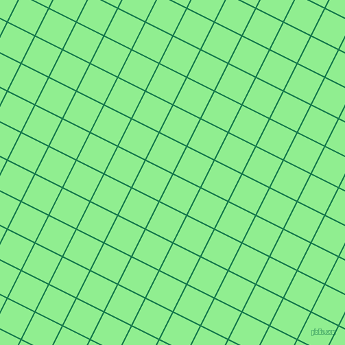63/153 degree angle diagonal checkered chequered lines, 2 pixel line width, 43 pixel square size, Salem and Light Green plaid checkered seamless tileable