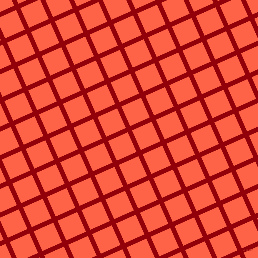 24/114 degree angle diagonal checkered chequered lines, 16 pixel lines width, 73 pixel square size, Sangria and Tomato plaid checkered seamless tileable