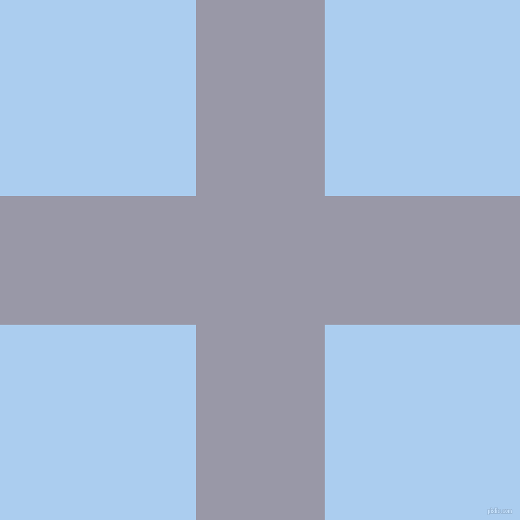 checkered chequered horizontal vertical lines, 186 pixel line width, 565 pixel square size, Santas Grey and Pale Cornflower Blue plaid checkered seamless tileable