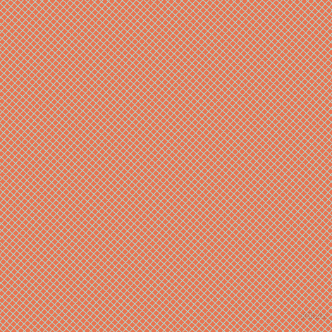 48/138 degree angle diagonal checkered chequered lines, 1 pixel line width, 6 pixel square size, Scandal and Burnt Sienna plaid checkered seamless tileable