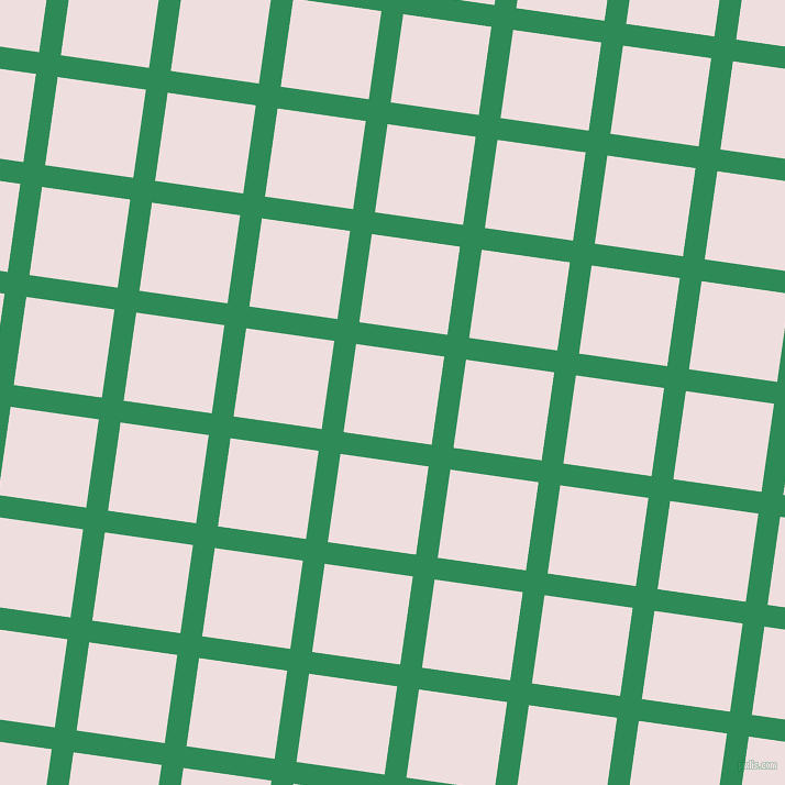 82/172 degree angle diagonal checkered chequered lines, 20 pixel line width, 81 pixel square size, Sea Green and Soft Peach plaid checkered seamless tileable
