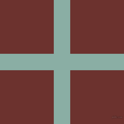checkered chequered horizontal vertical lines, 55 pixel lines width, 360 pixel square size, Sea Nymph and Kenyan Copper plaid checkered seamless tileable