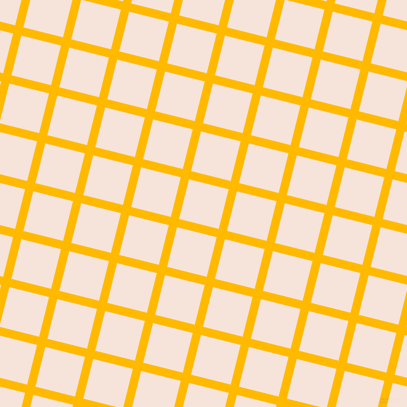 76/166 degree angle diagonal checkered chequered lines, 17 pixel line width, 82 pixel square size, Selective Yellow and Provincial Pink plaid checkered seamless tileable