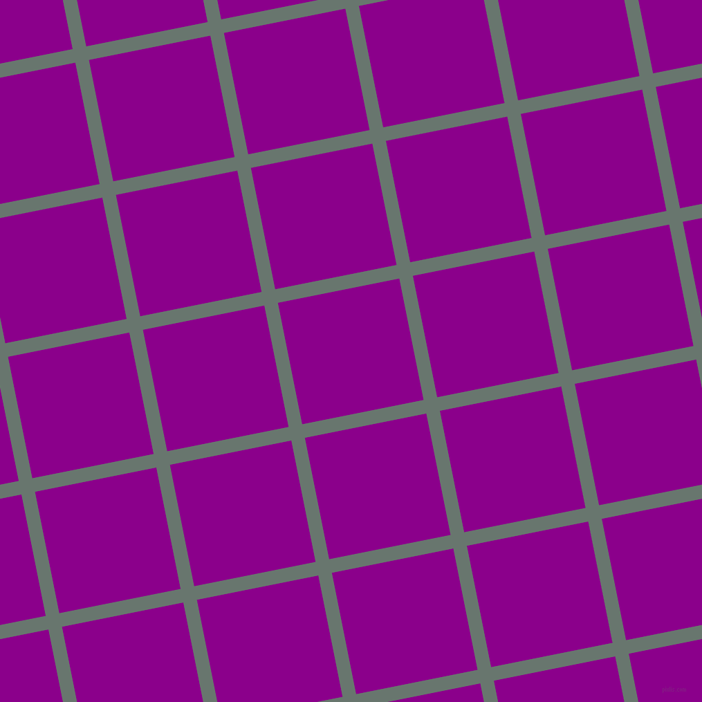 11/101 degree angle diagonal checkered chequered lines, 20 pixel line width, 179 pixel square size, Sirocco and Dark Magenta plaid checkered seamless tileable