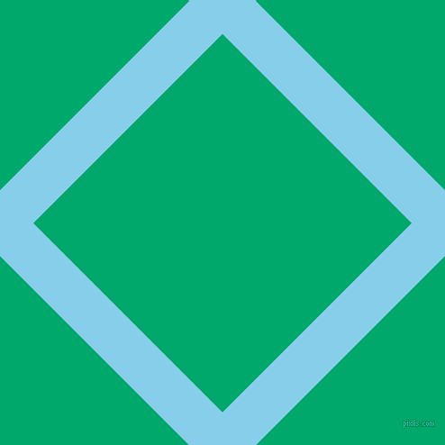 45/135 degree angle diagonal checkered chequered lines, 52 pixel lines width, 297 pixel square size, Sky Blue and Jade plaid checkered seamless tileable