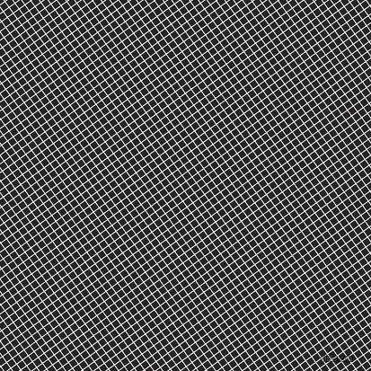 36/126 degree angle diagonal checkered chequered lines, 1 pixel lines width, 7 pixel square size, Snow and Nero plaid checkered seamless tileable