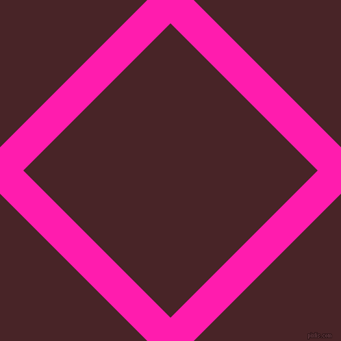 45/135 degree angle diagonal checkered chequered lines, 48 pixel line width, 304 pixel square size, Spicy Pink and Bulgarian Rose plaid checkered seamless tileable