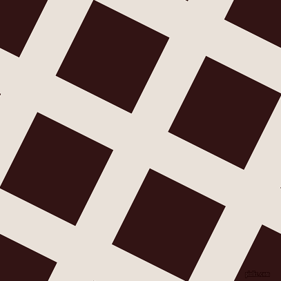 63/153 degree angle diagonal checkered chequered lines, 59 pixel lines width, 123 pixel square size, Spring Wood and Seal Brown plaid checkered seamless tileable