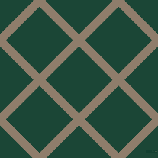 45/135 degree angle diagonal checkered chequered lines, 28 pixel lines width, 157 pixel square size, Squirrel and Sherwood Green plaid checkered seamless tileable