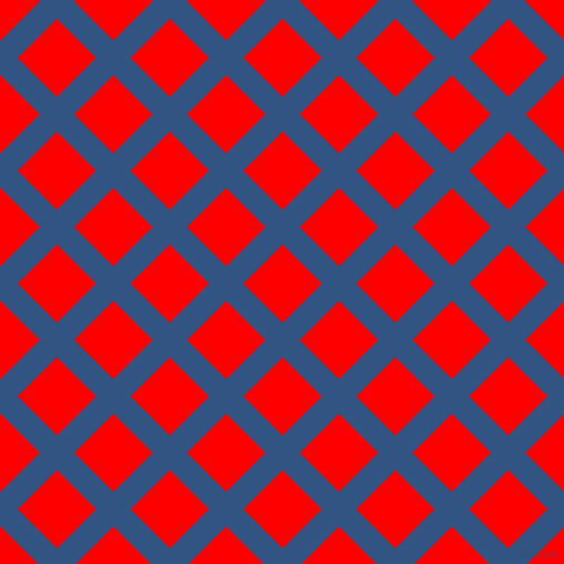 45/135 degree angle diagonal checkered chequered lines, 22 pixel lines width, 50 pixel square size, St Tropaz and Red plaid checkered seamless tileable
