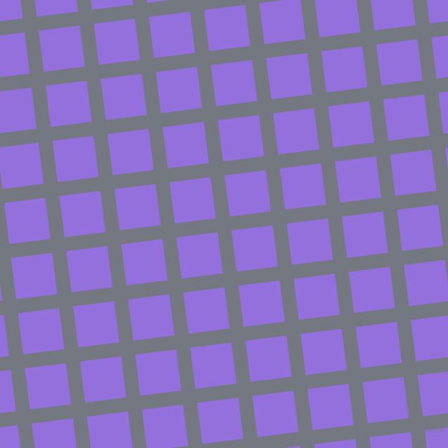 7/97 degree angle diagonal checkered chequered lines, 20 pixel lines width, 59 pixel square size, Storm Grey and Medium Purple plaid checkered seamless tileable