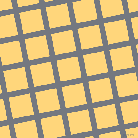 11/101 degree angle diagonal checkered chequered lines, 18 pixel line width, 70 pixel square size, Storm Grey and Salomie plaid checkered seamless tileable