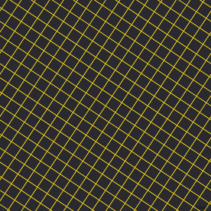 56/146 degree angle diagonal checkered chequered lines, 3 pixel lines width, 38 pixel square size, Sunflower and Jaguar plaid checkered seamless tileable
