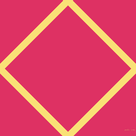 45/135 degree angle diagonal checkered chequered lines, 23 pixel lines width, 303 pixel square size, Sweet Corn and Cerise plaid checkered seamless tileable
