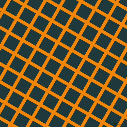 60/150 degree angle diagonal checkered chequered lines, 13 pixel lines width, 49 pixel square size, Tangerine and Nordic plaid checkered seamless tileable