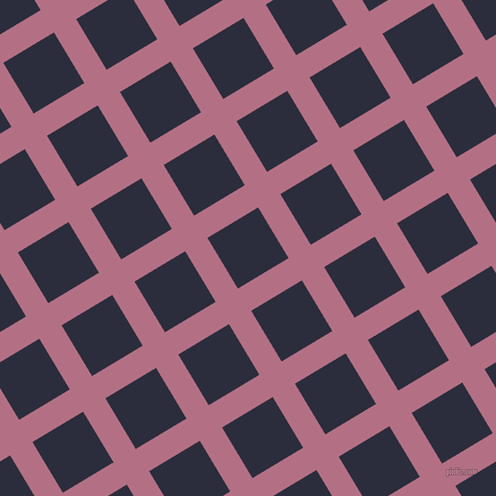 31/121 degree angle diagonal checkered chequered lines, 29 pixel line width, 66 pixel square size, Tapestry and Black Rock plaid checkered seamless tileable