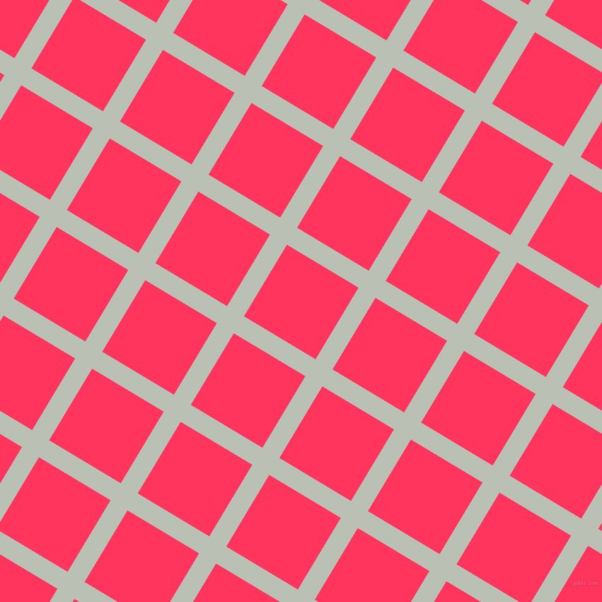 59/149 degree angle diagonal checkered chequered lines, 28 pixel lines width, 118 pixel square size, Tasman and Radical Red plaid checkered seamless tileable