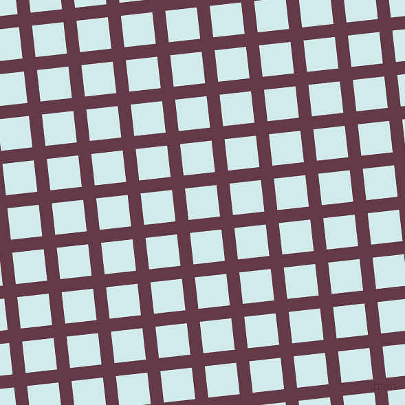 6/96 degree angle diagonal checkered chequered lines, 19 pixel lines width, 46 pixel square size, Tawny Port and Oyster Bay plaid checkered seamless tileable