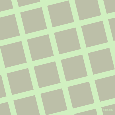 14/104 degree angle diagonal checkered chequered lines, 20 pixel lines width, 78 pixel square size, Tea Green and Beryl Green plaid checkered seamless tileable