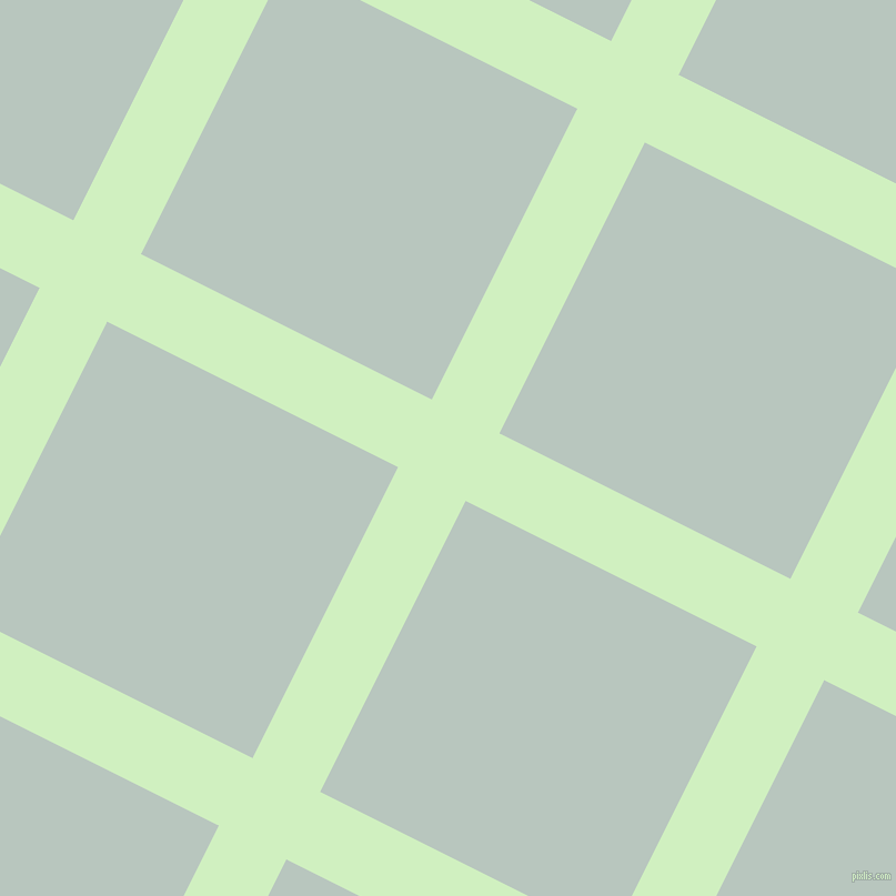 63/153 degree angle diagonal checkered chequered lines, 68 pixel lines width, 293 pixel square size, Tea Green and Nebula plaid checkered seamless tileable