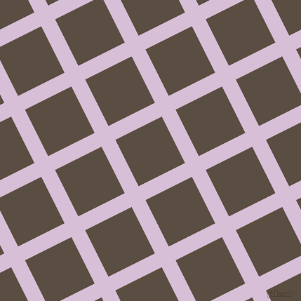 27/117 degree angle diagonal checkered chequered lines, 22 pixel line width, 74 pixel square size, Thistle and Rock plaid checkered seamless tileable