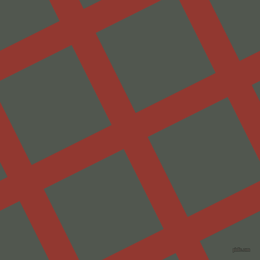 27/117 degree angle diagonal checkered chequered lines, 55 pixel line width, 183 pixel square size, Thunderbird and Battleship Grey plaid checkered seamless tileable