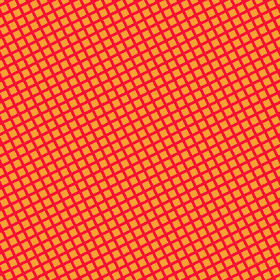 27/117 degree angle diagonal checkered chequered lines, 4 pixel lines width, 10 pixel square size, Torch Red and Lightning Yellow plaid checkered seamless tileable