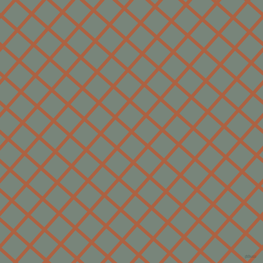 48/138 degree angle diagonal checkered chequered lines, 11 pixel line width, 59 pixel square size, Tuscany and Blue Smoke plaid checkered seamless tileable
