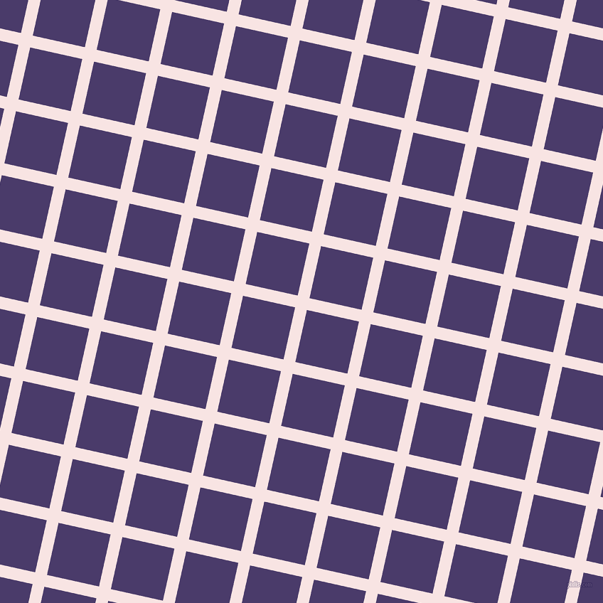 77/167 degree angle diagonal checkered chequered lines, 17 pixel line width, 75 pixel square size, Tutu and Meteorite plaid checkered seamless tileable
