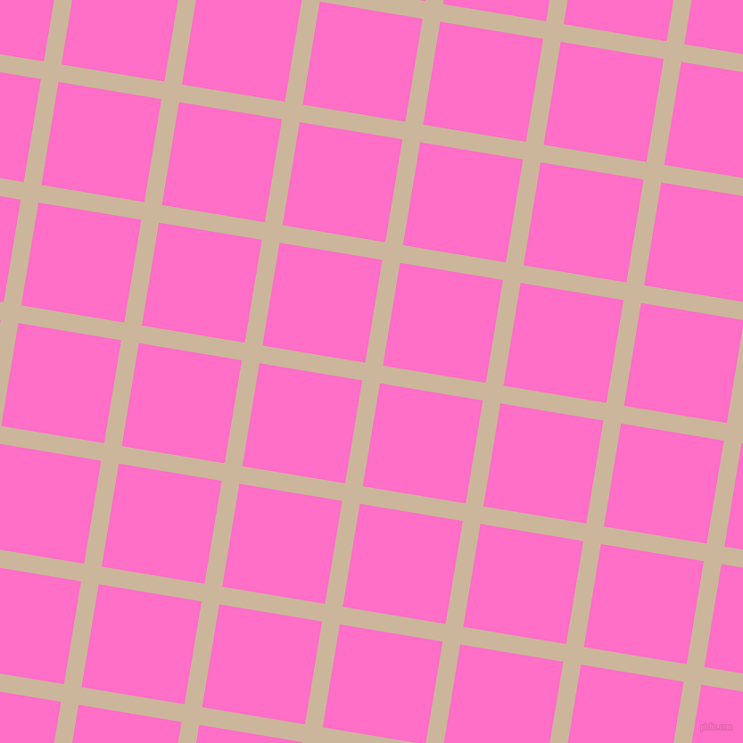81/171 degree angle diagonal checkered chequered lines, 20 pixel line width, 117 pixel square size, Vanilla and Neon Pink plaid checkered seamless tileable