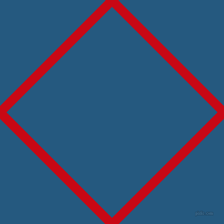 45/135 degree angle diagonal checkered chequered lines, 18 pixel lines width, 295 pixel square size, Venetian Red and Bahama Blue plaid checkered seamless tileable