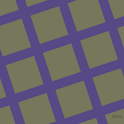 18/108 degree angle diagonal checkered chequered lines, 32 pixel line width, 104 pixel square size, Victoria and Finch plaid checkered seamless tileable
