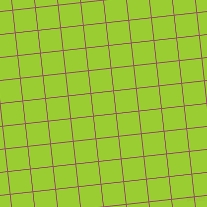 6/96 degree angle diagonal checkered chequered lines, 2 pixel line width, 44 pixel square size, Vin Rouge and Yellow Green plaid checkered seamless tileable