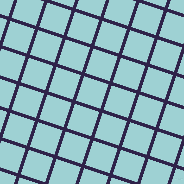 72/162 degree angle diagonal checkered chequered lines, 14 pixel lines width, 107 pixel square size, Violent Violet and Morning Glory plaid checkered seamless tileable