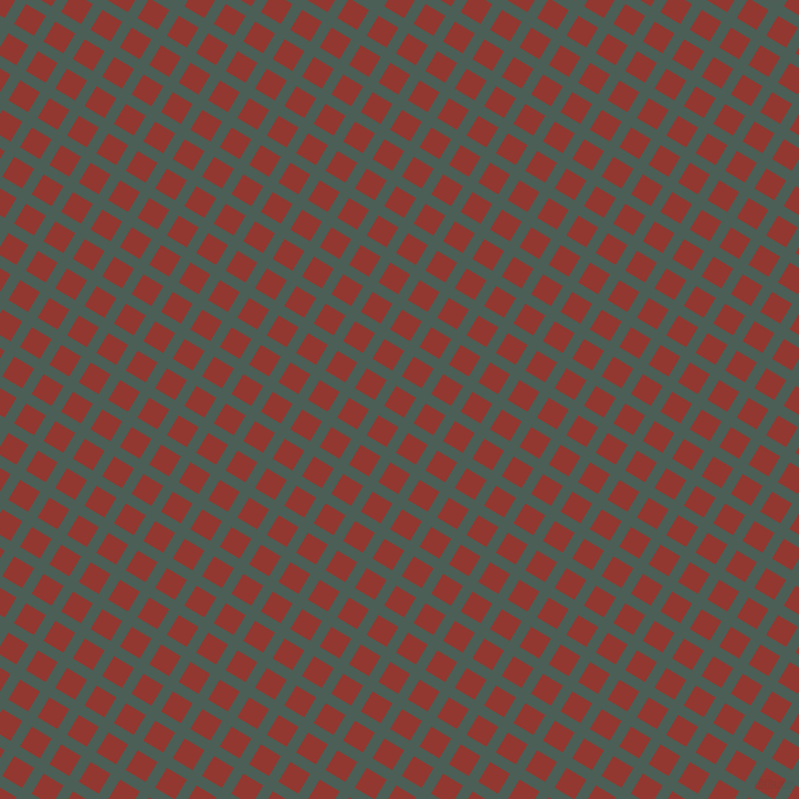 59/149 degree angle diagonal checkered chequered lines, 10 pixel line width, 21 pixel square size, Viridian Green and Thunderbird plaid checkered seamless tileable