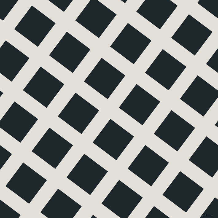 53/143 degree angle diagonal checkered chequered lines, 46 pixel line width, 96 pixel square size, Vista White and Black Pearl plaid checkered seamless tileable