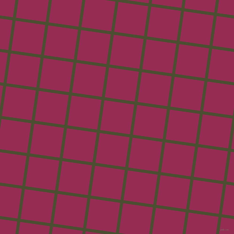 82/172 degree angle diagonal checkered chequered lines, 13 pixel lines width, 128 pixel square size, Waiouru and Lipstick plaid checkered seamless tileable