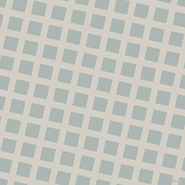 77/167 degree angle diagonal checkered chequered lines, 22 pixel line width, 46 pixel square size, Westar and Periglacial Blue plaid checkered seamless tileable