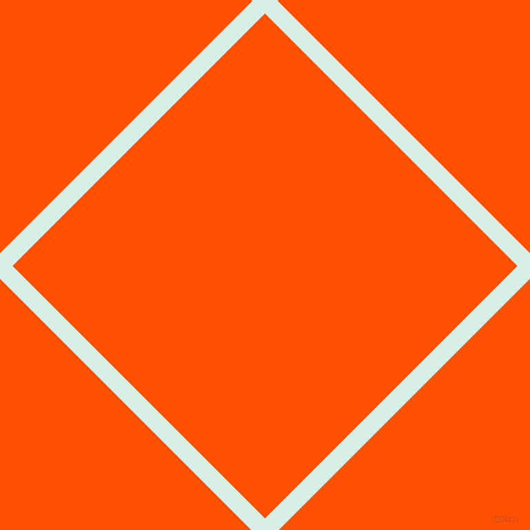 45/135 degree angle diagonal checkered chequered lines, 26 pixel lines width, 518 pixel square size, White Ice and International Orange plaid checkered seamless tileable