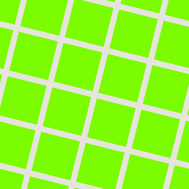 76/166 degree angle diagonal checkered chequered lines, 19 pixel line width, 130 pixel square size, Wild Sand and Lawn Green plaid checkered seamless tileable