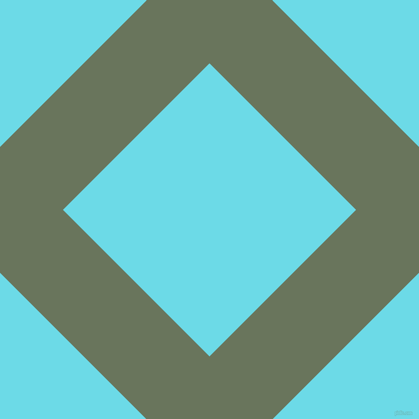 45/135 degree angle diagonal checkered chequered lines, 179 pixel lines width, 417 pixel square size, Willow Grove and Turquoise Blue plaid checkered seamless tileable