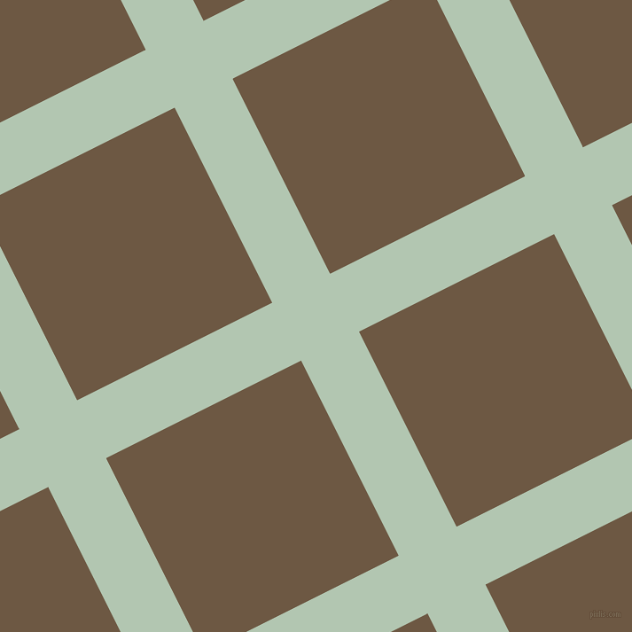 27/117 degree angle diagonal checkered chequered lines, 73 pixel line width, 246 pixel square size, Zanah and Tobacco Brown plaid checkered seamless tileable