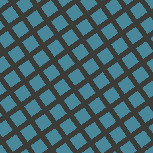 36/126 degree angle diagonal checkered chequered lines, 18 pixel line width, 44 pixel square size, Zeus and Hippie Blue plaid checkered seamless tileable