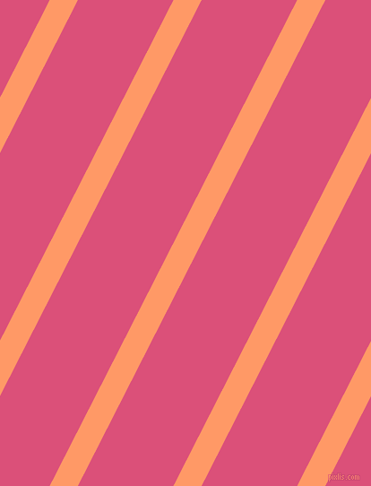 63 degree angle lines stripes, 28 pixel line width, 95 pixel line spacing, Atomic Tangerine and Cranberry stripes and lines seamless tileable