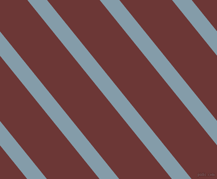 129 degree angle lines stripes, 31 pixel line width, 83 pixel line spacing, Bali Hai and Sanguine Brown stripes and lines seamless tileable