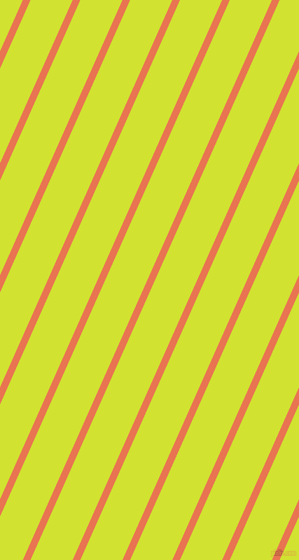 66 degree angle lines stripes, 10 pixel line width, 55 pixel line spacing, Burnt Sienna and Pear stripes and lines seamless tileable