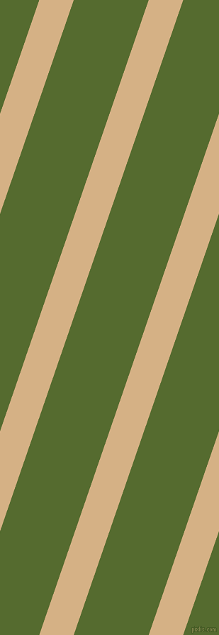 71 degree angle lines stripes, 46 pixel line width, 100 pixel line spacing, Calico and Dark Olive Green stripes and lines seamless tileable