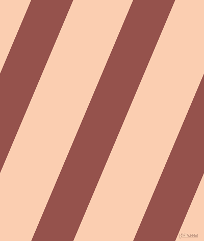 67 degree angle lines stripes, 76 pixel line width, 108 pixel line spacing, Copper Rust and Apricot stripes and lines seamless tileable